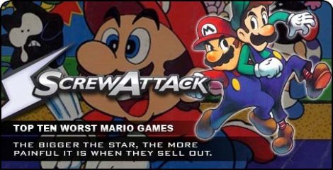 Top 10 Worst Mario Games