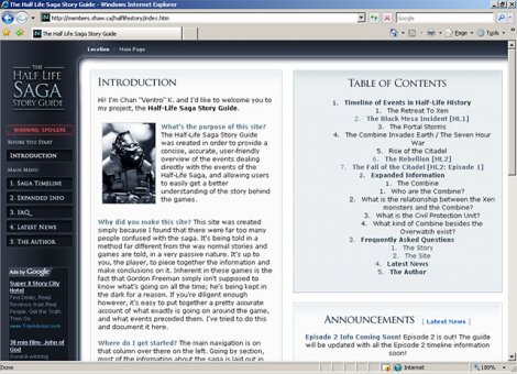 The Half Life Saga Story Guide