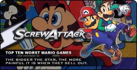 Top 10 Worst Mario Games